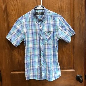 Men’s BKE Short Sleeved Button-Down Shirt